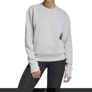 adidas Women's Crewneck Sweatshirt in Light Gray